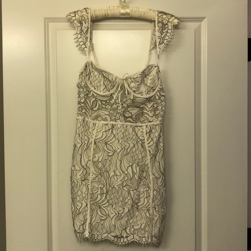 White lace dress size medium